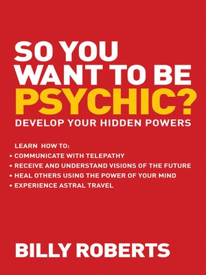 cover image of So You Want to be Psychic?